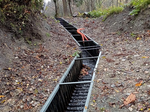 防災　山腹水路工〈角型U字溝600〉