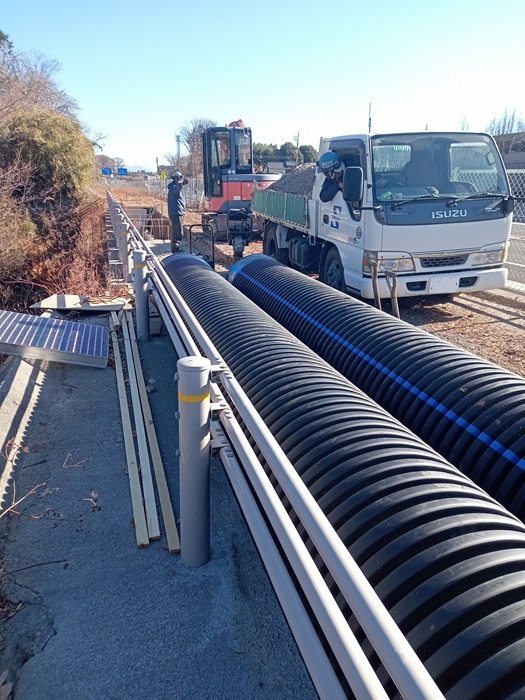 道路縦断管　〈ヘグラー管Ø600〉