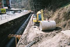 工業用水の導水管
